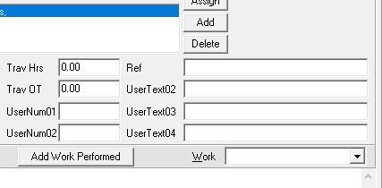 New appointment fields for MRM - closeup