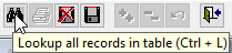 lookup records button with alt text