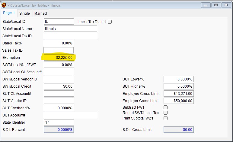 2023 PR Tax Tables State/Local - Illinois